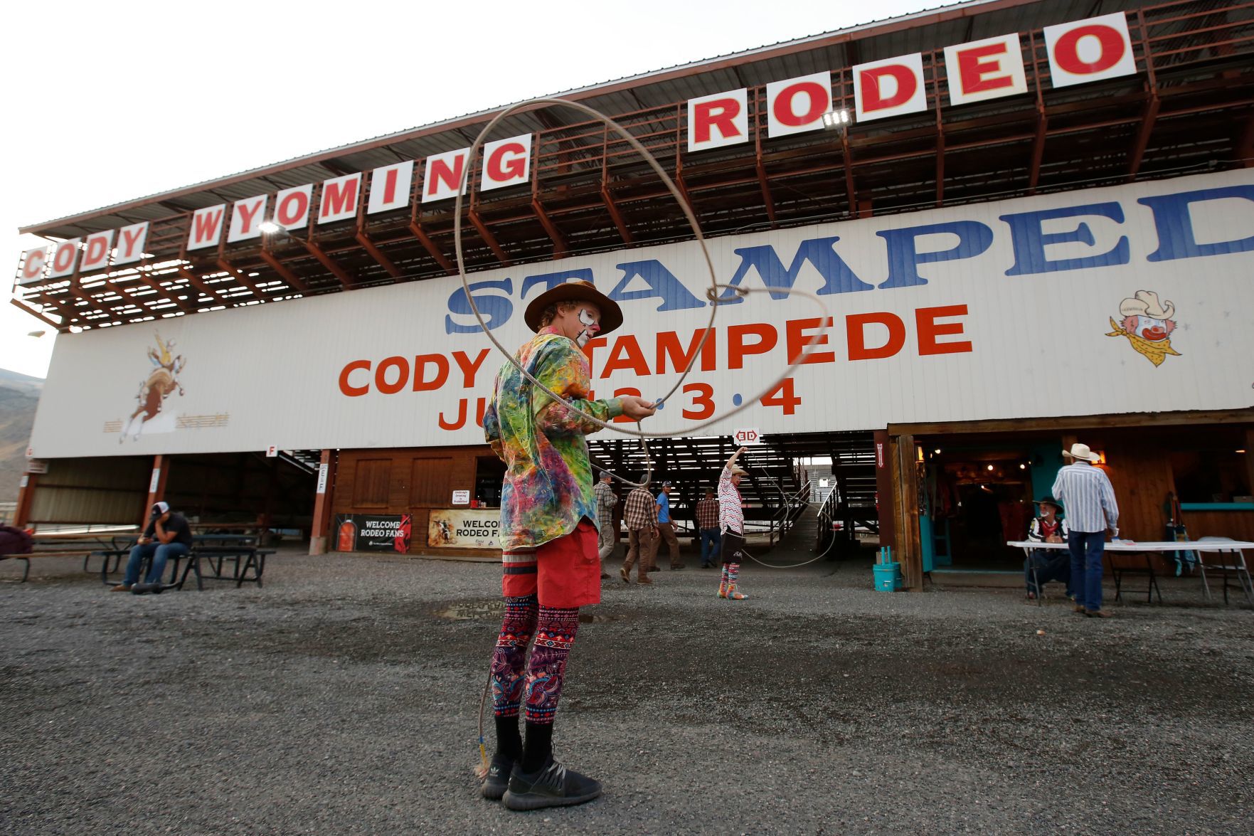 Cody Nite Rodeo clown